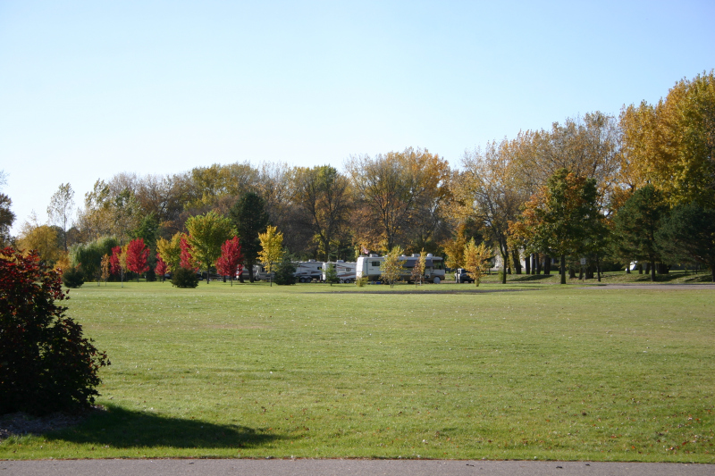 rv camping area of park
