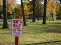 tent only section of park