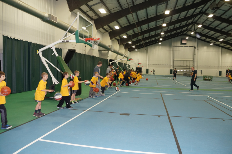 youth basketball practice