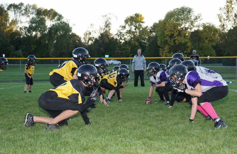 youth football practice