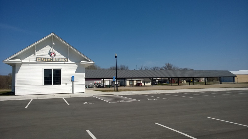 train depot parking lot