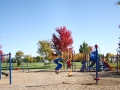 new playground equipment installed