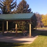 Shelter at a Hutchinson park. 