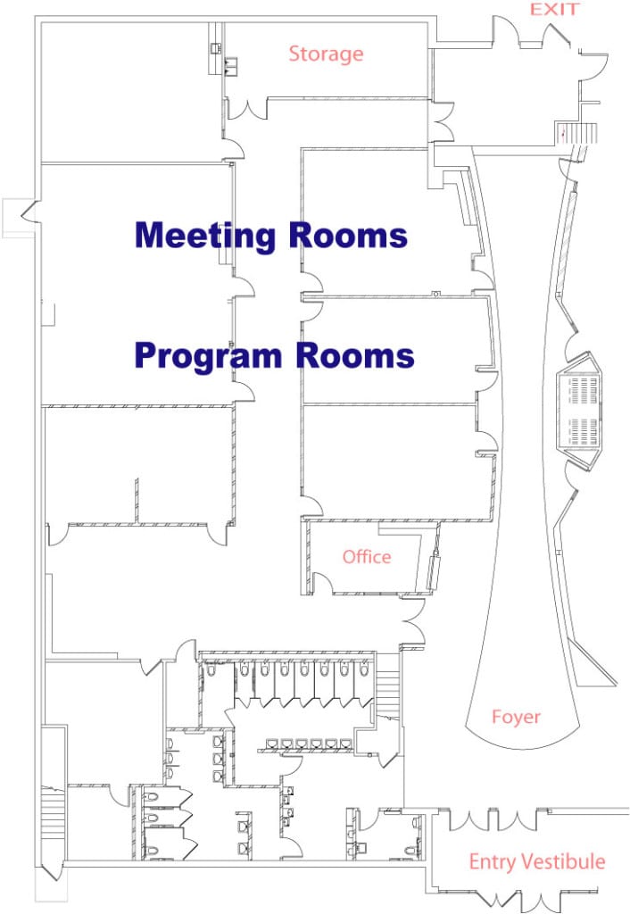 Hutchinson Event Center Meeting & Progam Rooms Floor Plan